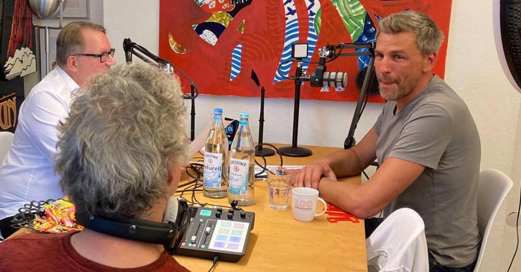 Simon Boé und Andreas Oertel | Podcast-Aufnahme